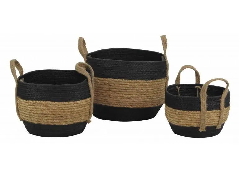 Modern Woven Rattan Laundry Basket
