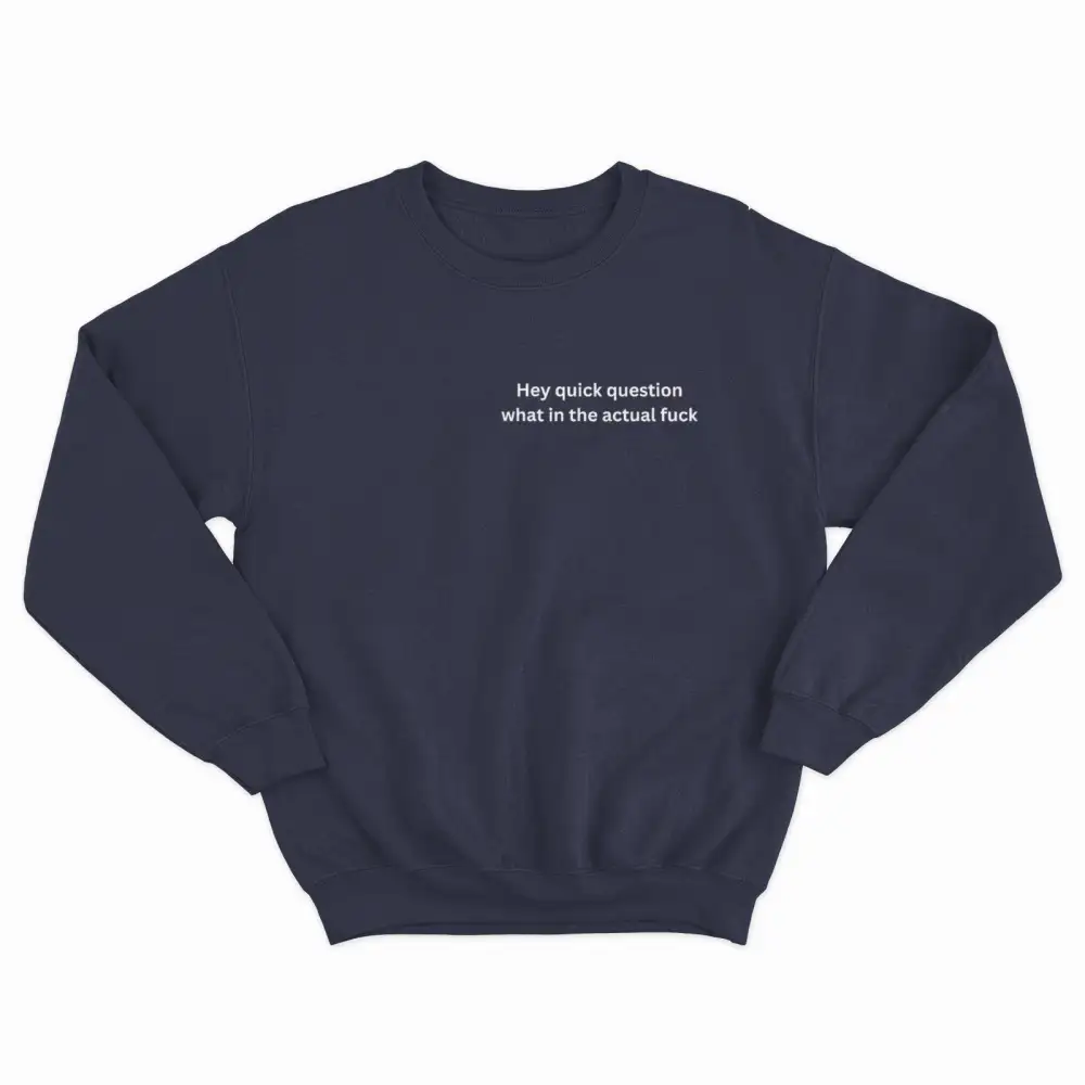 Bold Letter Fleece Crewneck