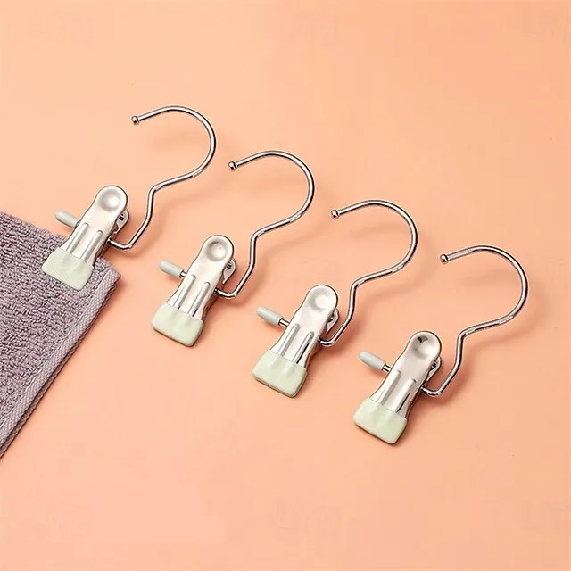Versatile Closet Hanging Storage Clips
