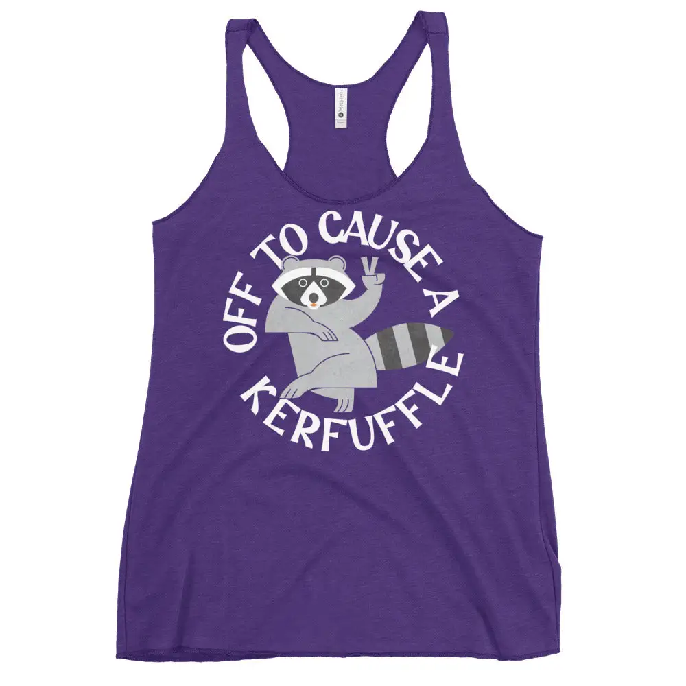 Playful Print Racerback Tank