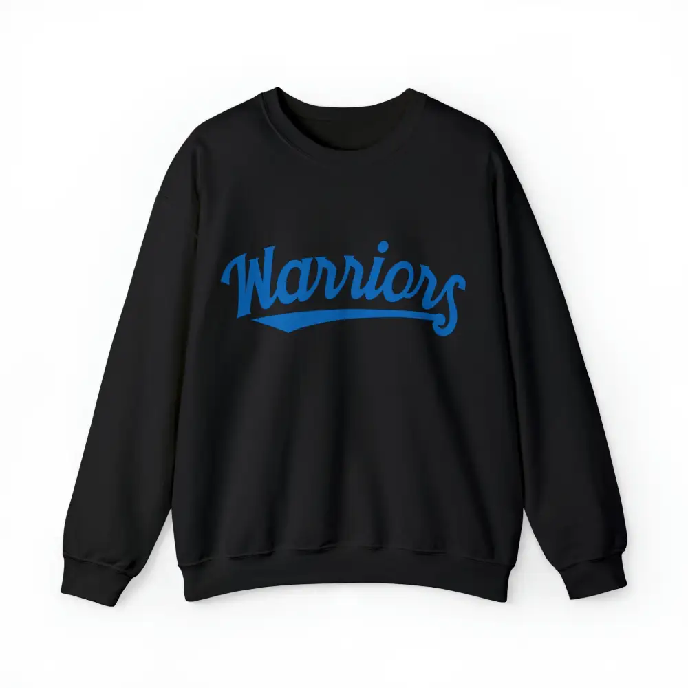 Everyday Script Blue Accent Gold Accent Team Graphic Crewneck Sweatshirt
