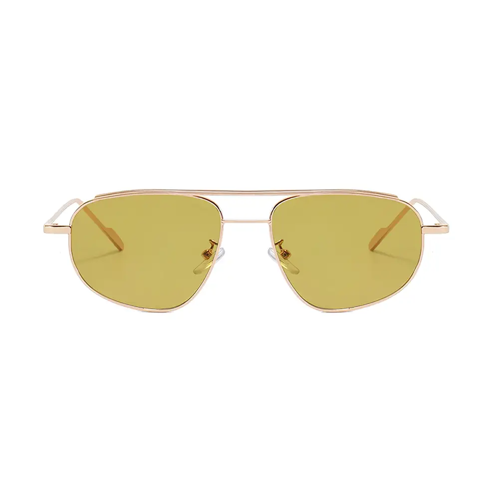Refined Square Oversized Gradient Lens UV Protective Fashion Sunglasses