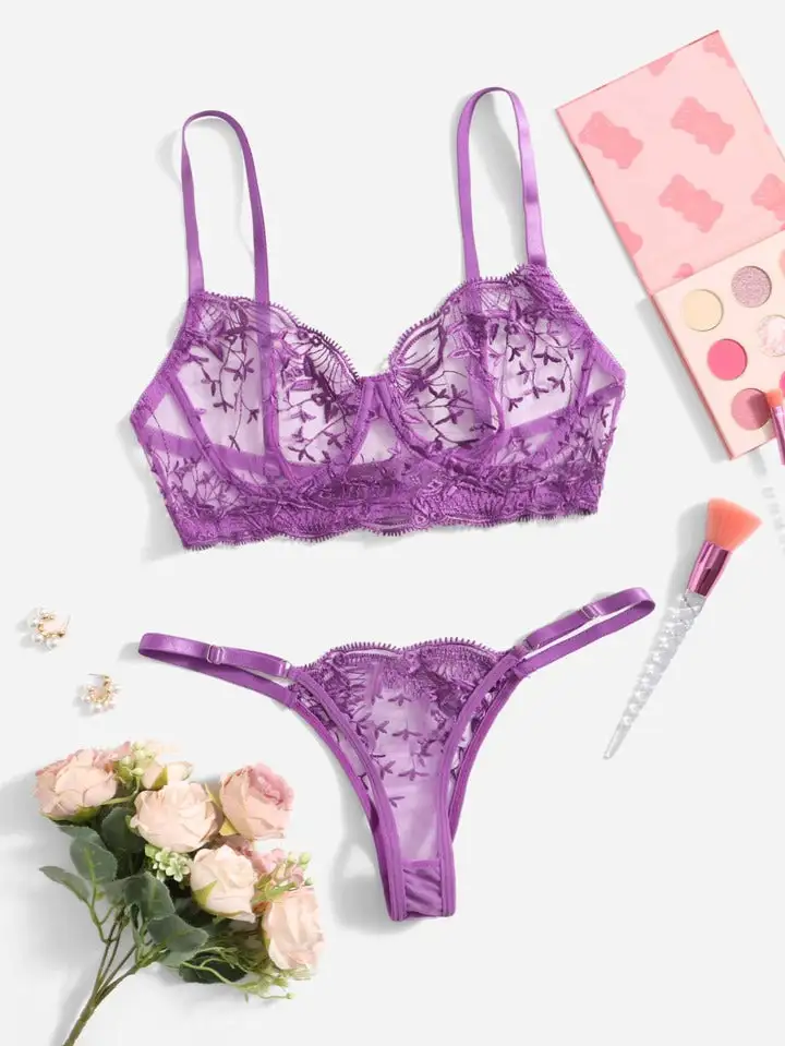 Modern Lace Lingerie Set