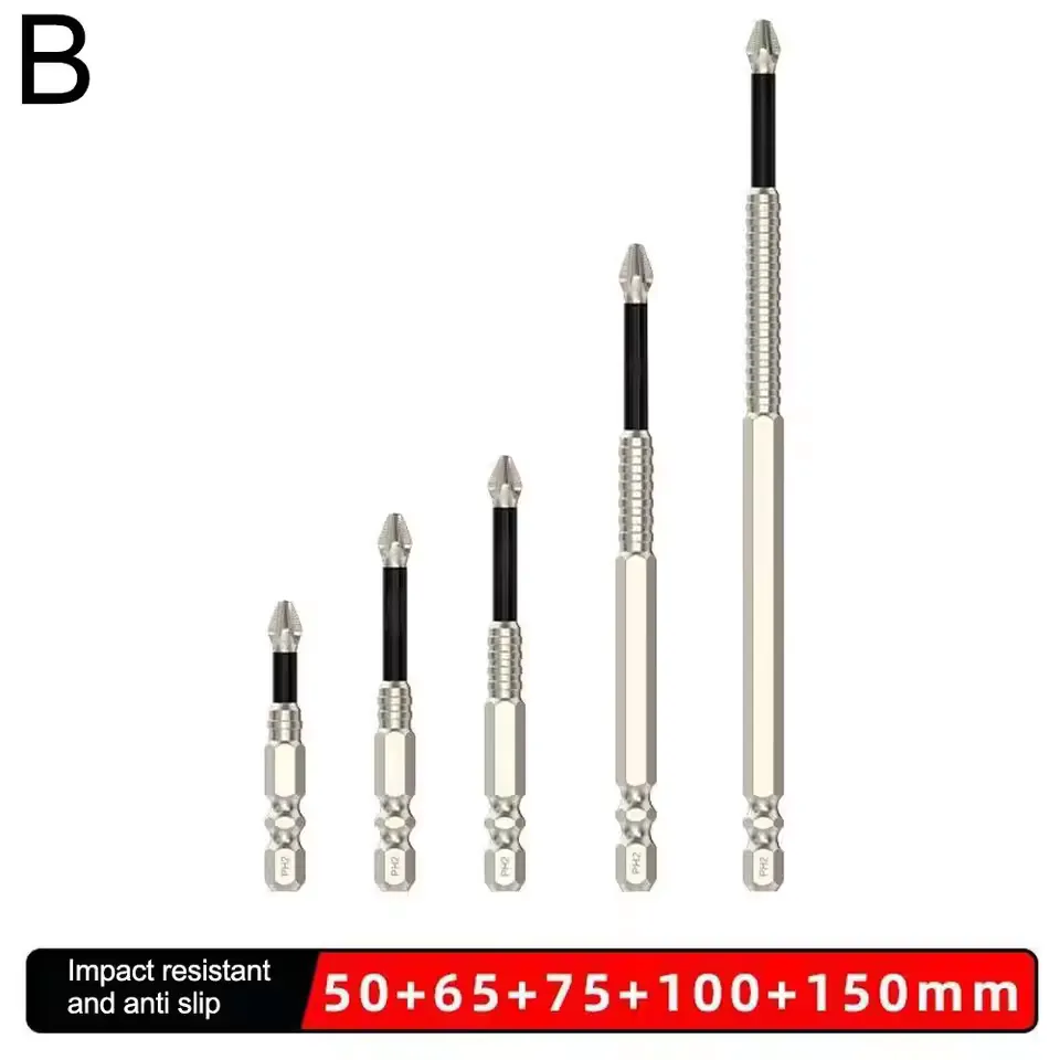 5/6Pcs Non-slip High Hardness Bit