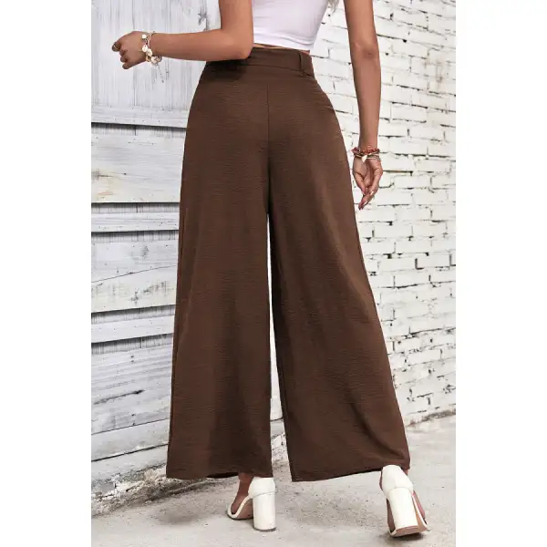 Modern High Waisted Wide Leg Pants