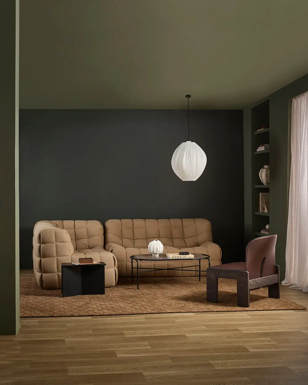 Wool Contemporary Textured Cozy Area Rug