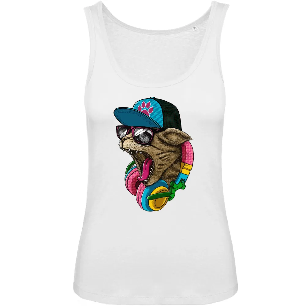 Cool Cat Graphic Tank