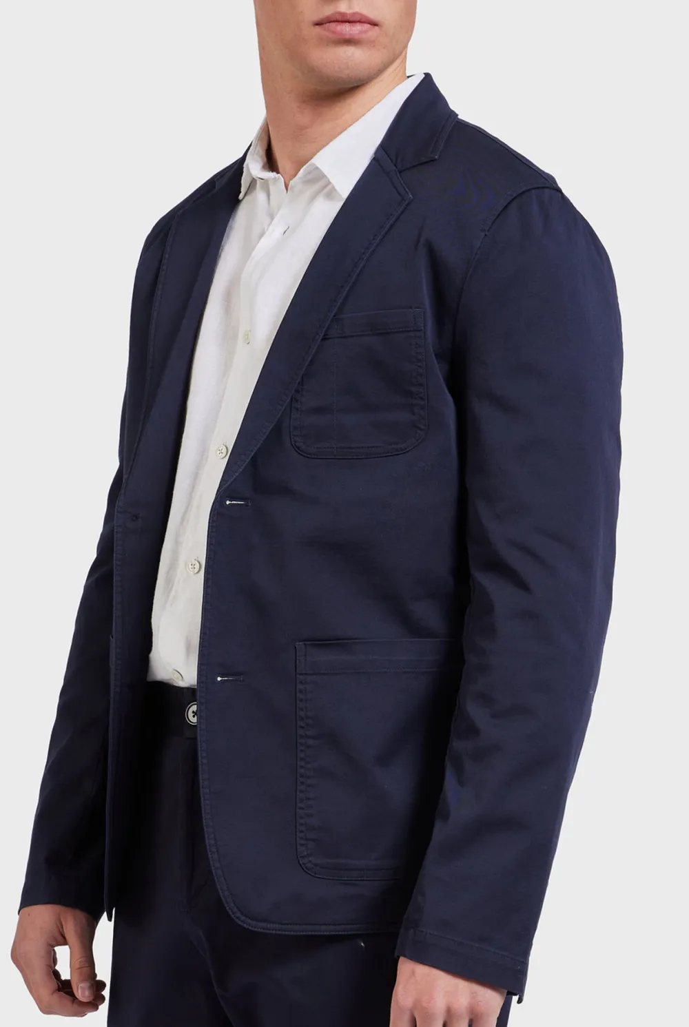 Minimalist Unstructured Casual Blazer Jacket