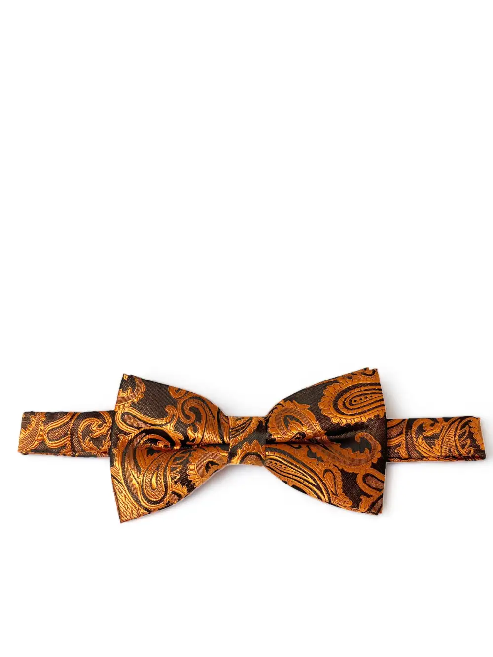 Crisp Paisley Polyester Bow Tie