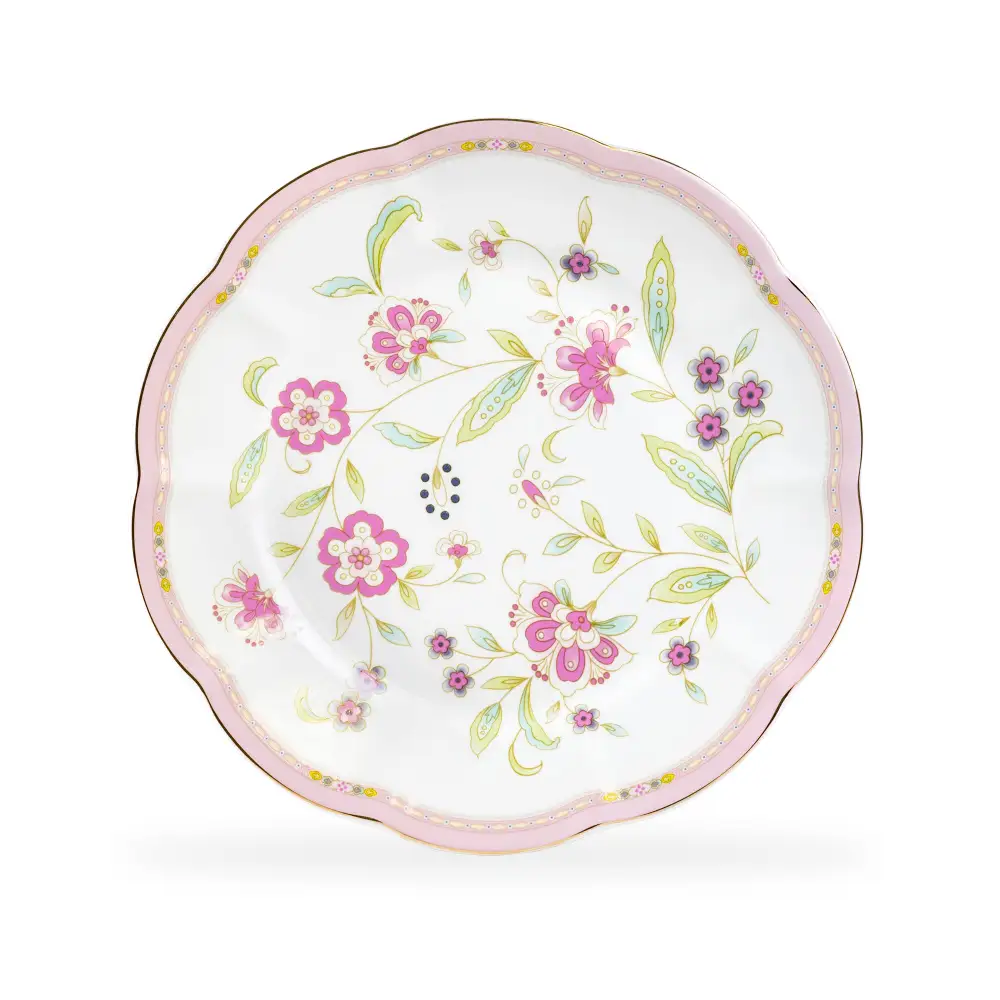 Corn Flowers Rim Porcelain Dinner Plate