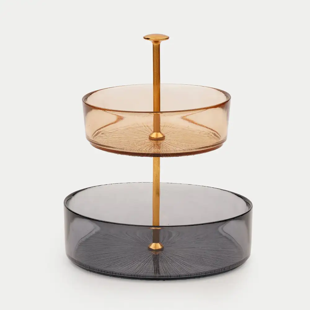 Amber Grey Dessert Stand