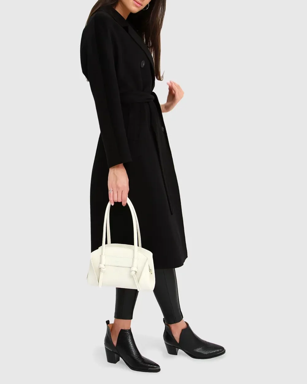 Double-Breasted Lined Wool Coat