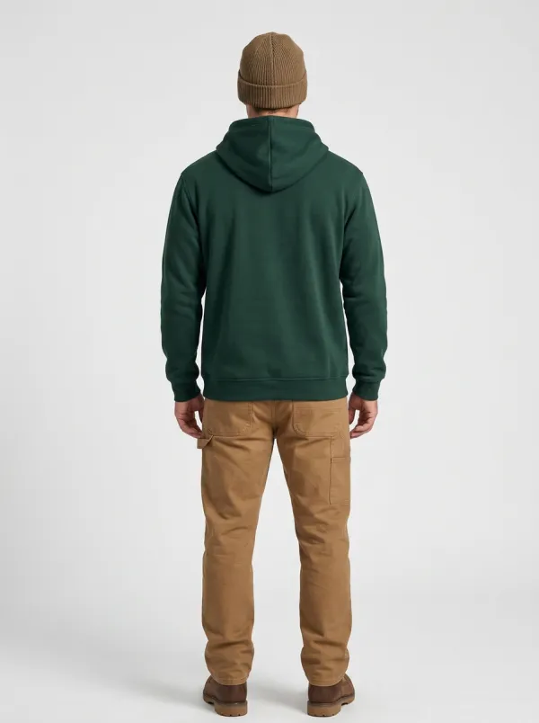 Men's Christmas Reindeer Cloud Graphic Printed Hoodie
