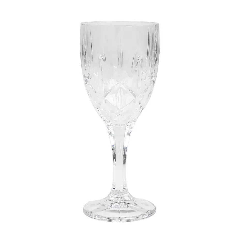 Clear Tall Stem Wine Glass