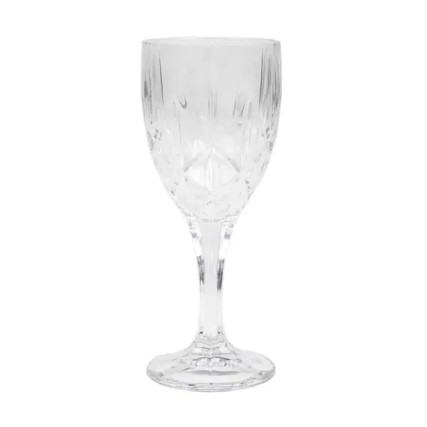 Clear Tall Stem Wine Glass