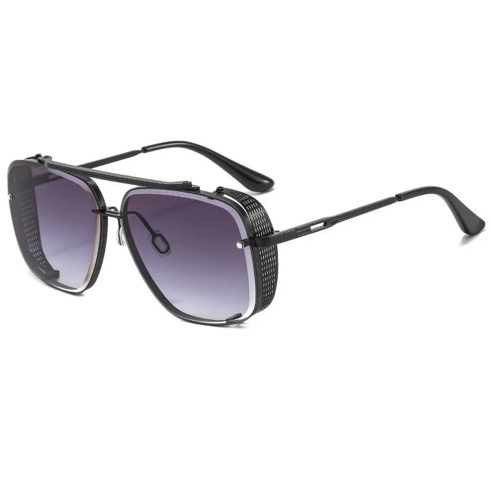 Browline Metal Sunglasses