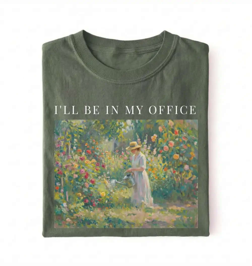 Plant Theme Casual Graphic Cotton Tee