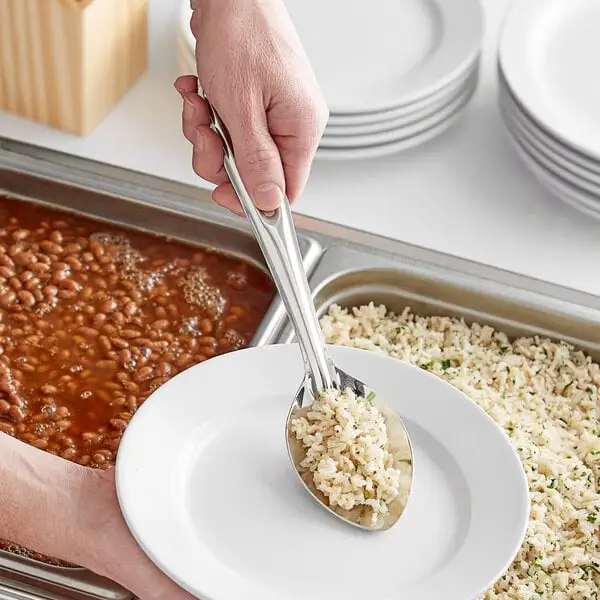 Compact Solid Stainless Steel Basting Spoon