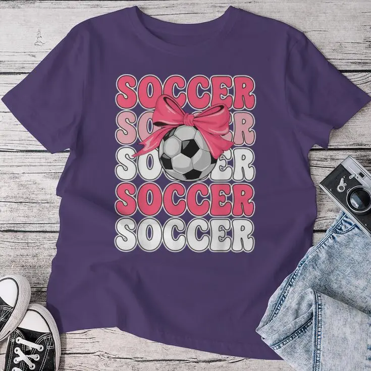 Soccer Player Style Women T-shirt