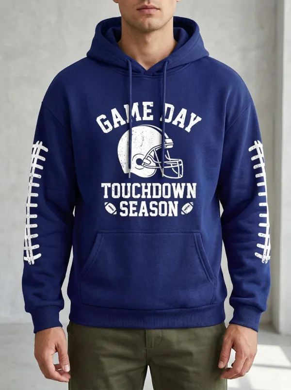 Men's Football Lover Game Day Touchdown Season Hoodie