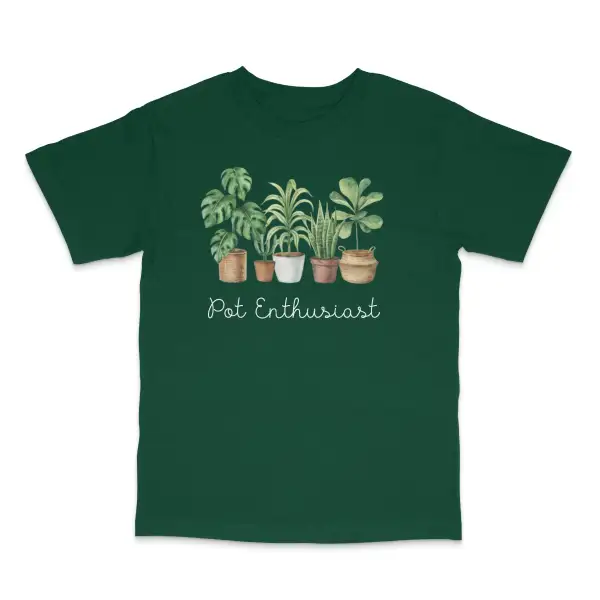 Plant Pot Graphic Cotton Tee