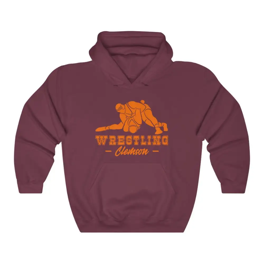 Relaxed Practice Day Wrestling Graphic Pullover Hoodie