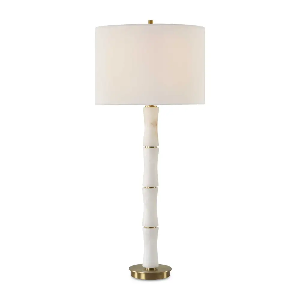Polished Alabaster Table Lamp