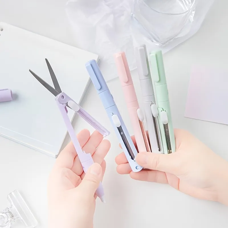 Pen-Style Foldable Scissors