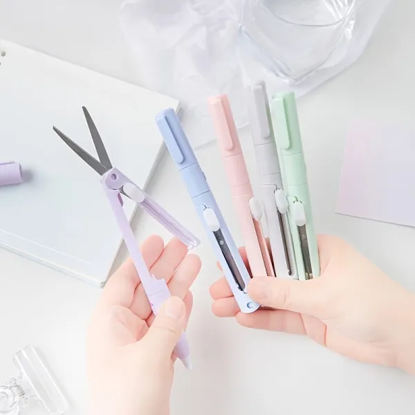 Pen-Style Foldable Scissors