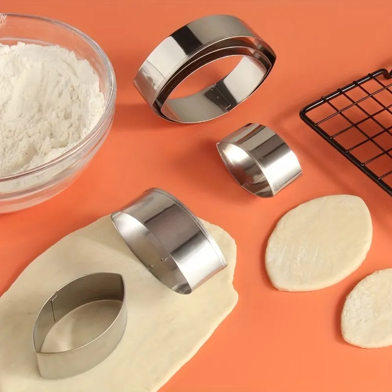 6 Pcs Rugby Cookie Cutter