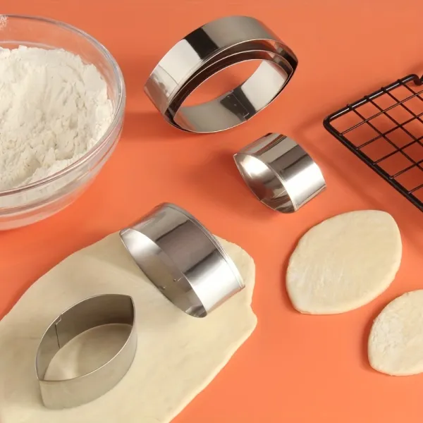 6 Pcs Rugby Cookie Cutter