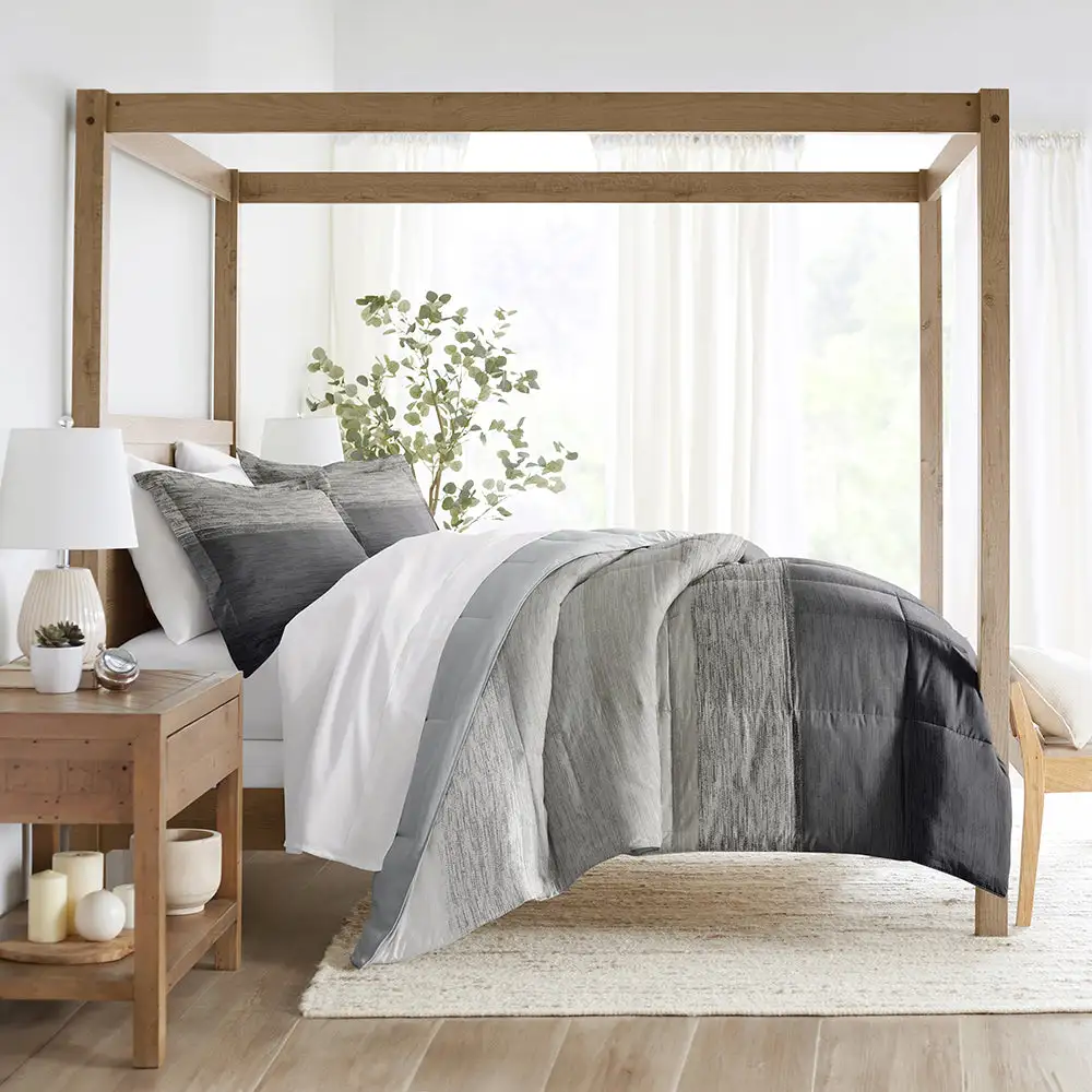Ombre Reversible Down Alternative Comforter Set