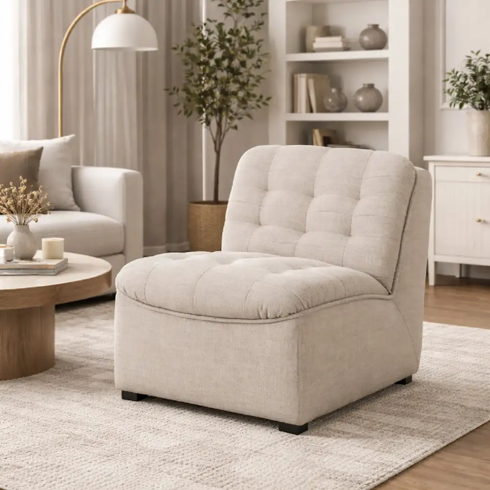 Modern Modular Tufted Sofa