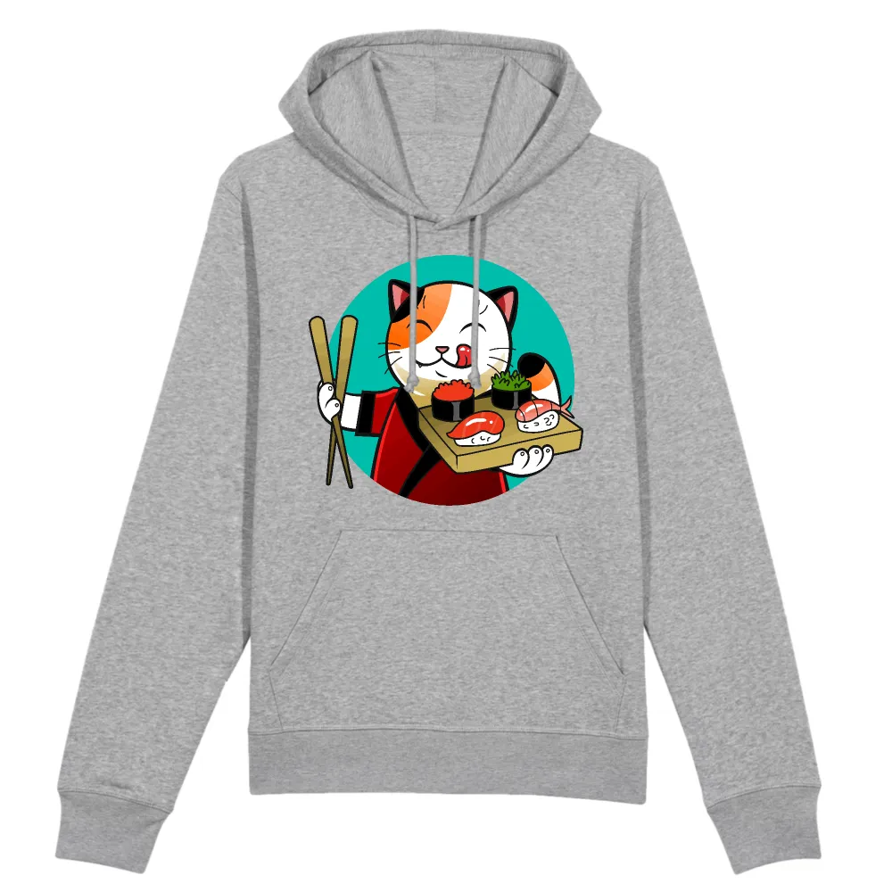 Snack Cat Graphic Pullover Hoodie