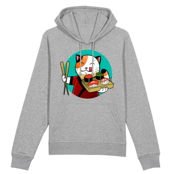 Snack Cat Graphic Pullover Hoodie