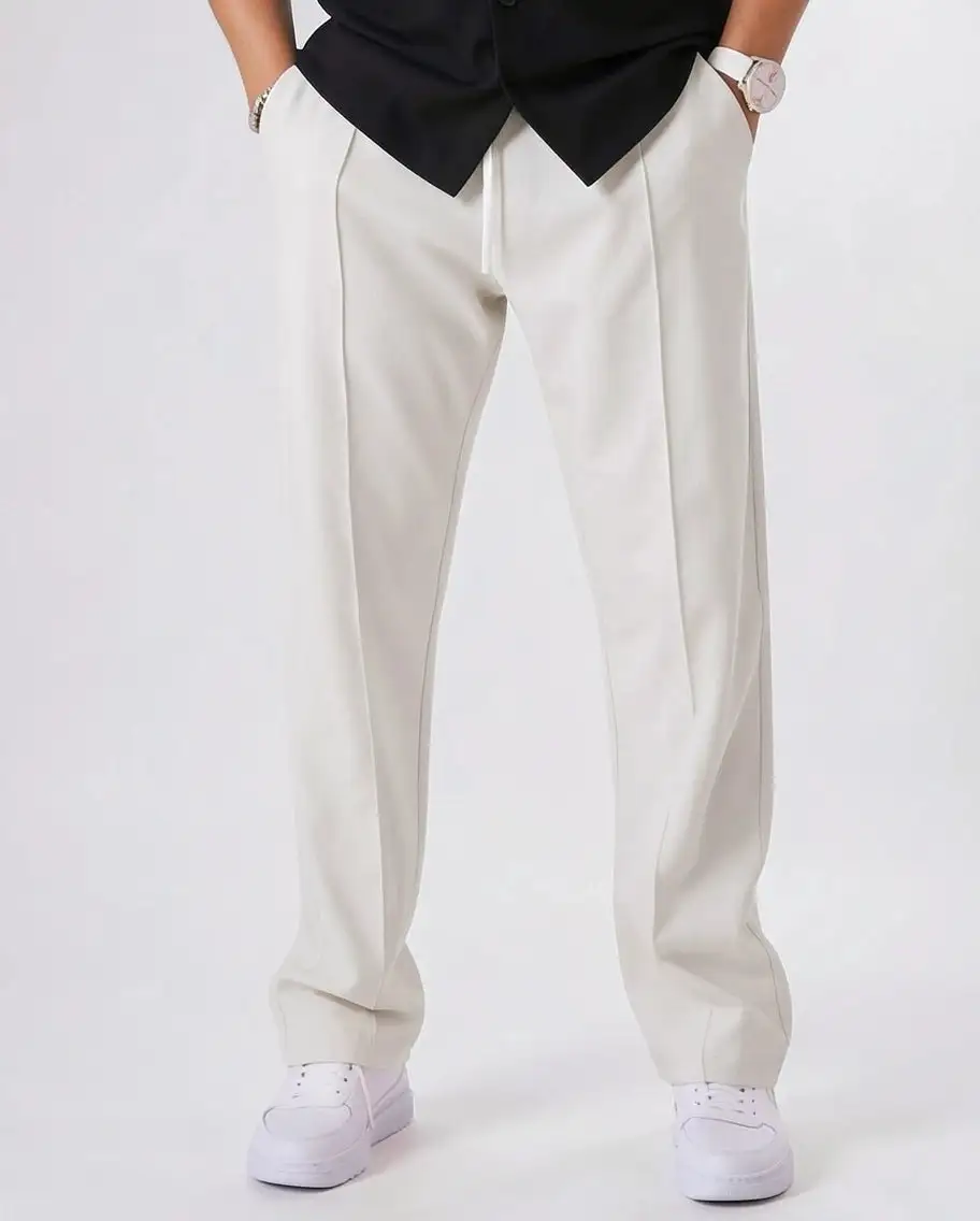Modern Straight Leg Casual Pants