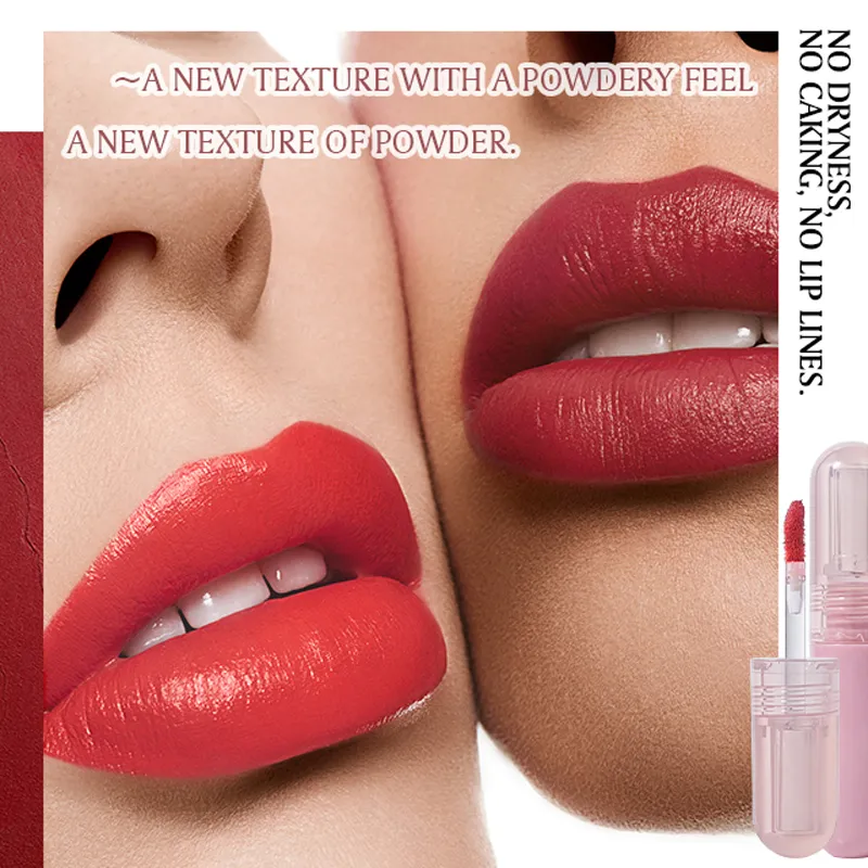 Vegan Velvet Lip Gloss Waterproof Long Lasting Matte Nude Liquid Lipstick