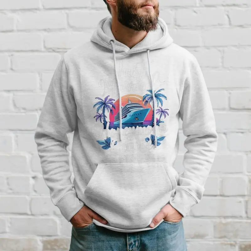 Just Married Wedding Ring Matching Honeymoon Cruise Hoodie