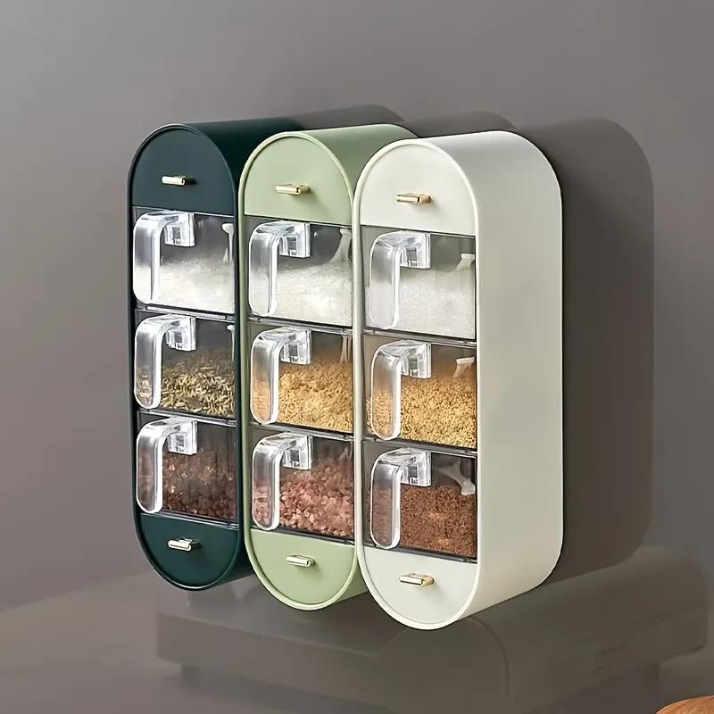Multi-Compartment Spice Rack