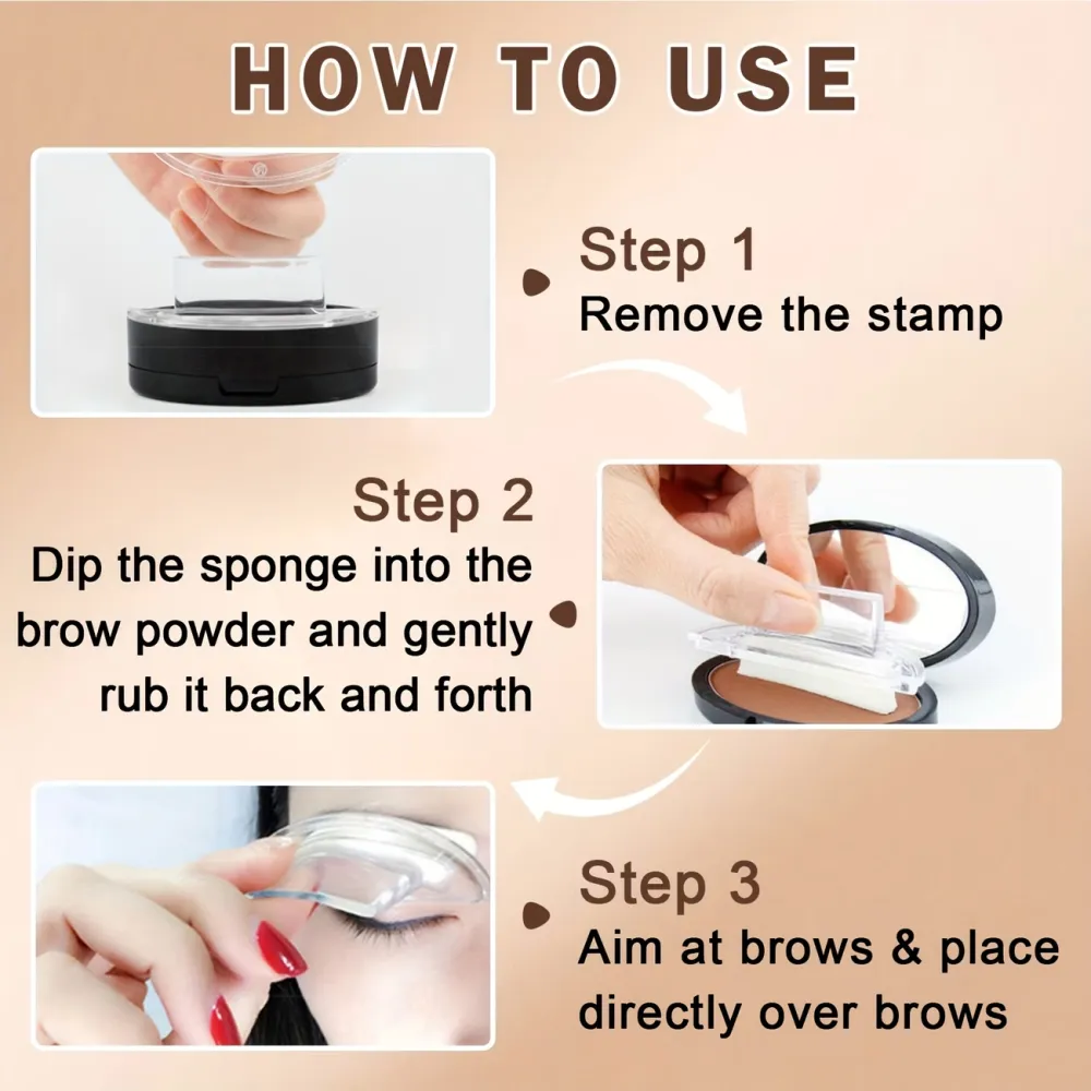 One-Step Brow Stamp Powder