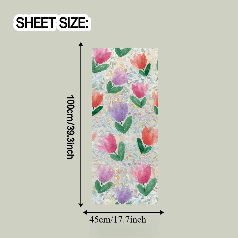 Colorful Tulip Privacy Sticker