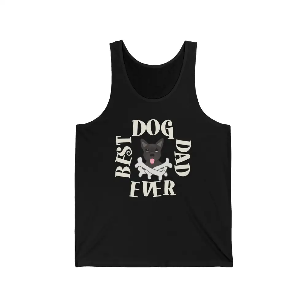 Dog Dad Puppy Graphic Tank Top