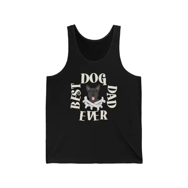 Dog Dad Puppy Graphic Tank Top