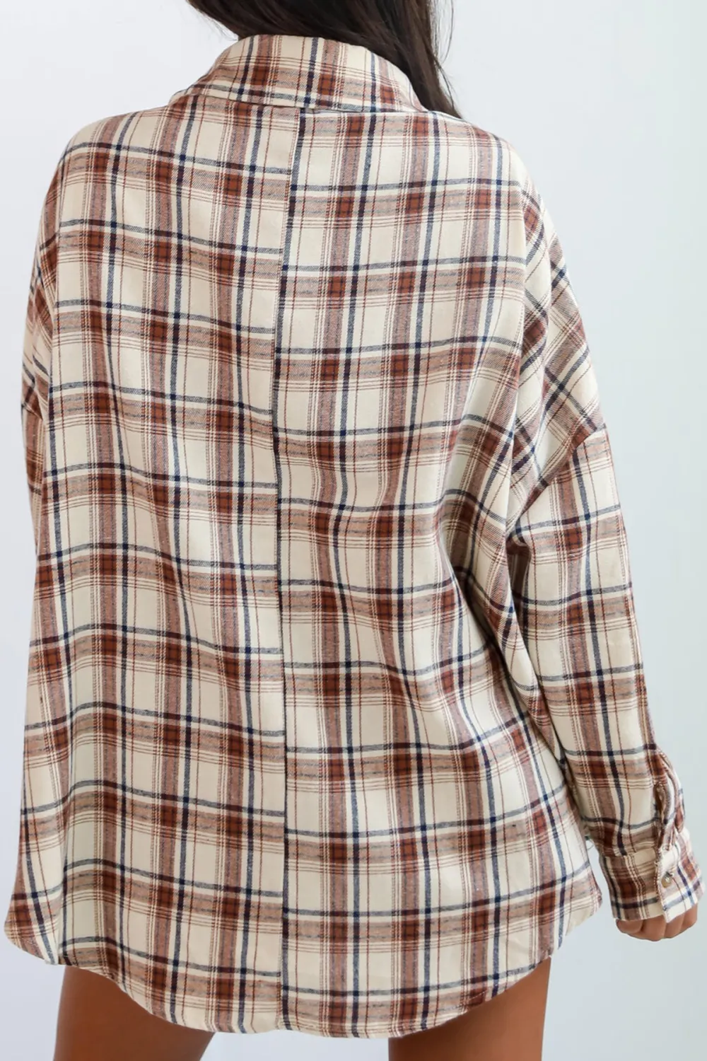 Classic Beige Plaid Flannel