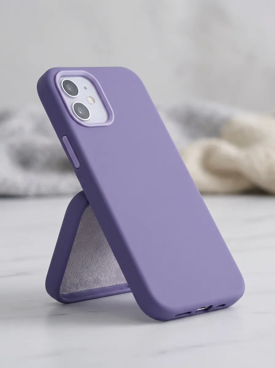 Purple Silicone Phone Case