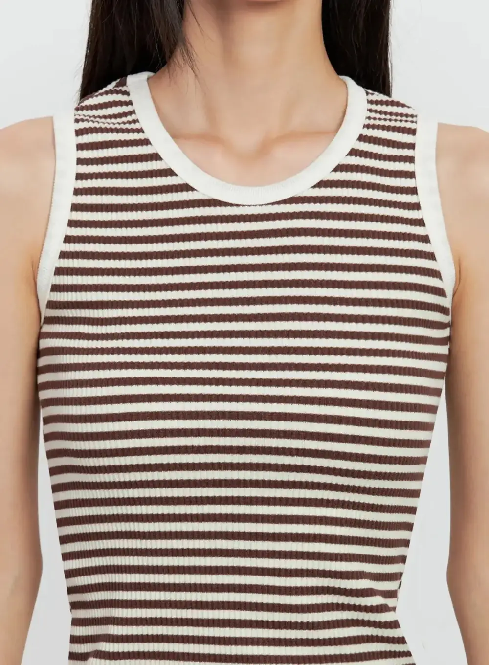 Slim-Fit Striped Tank Top