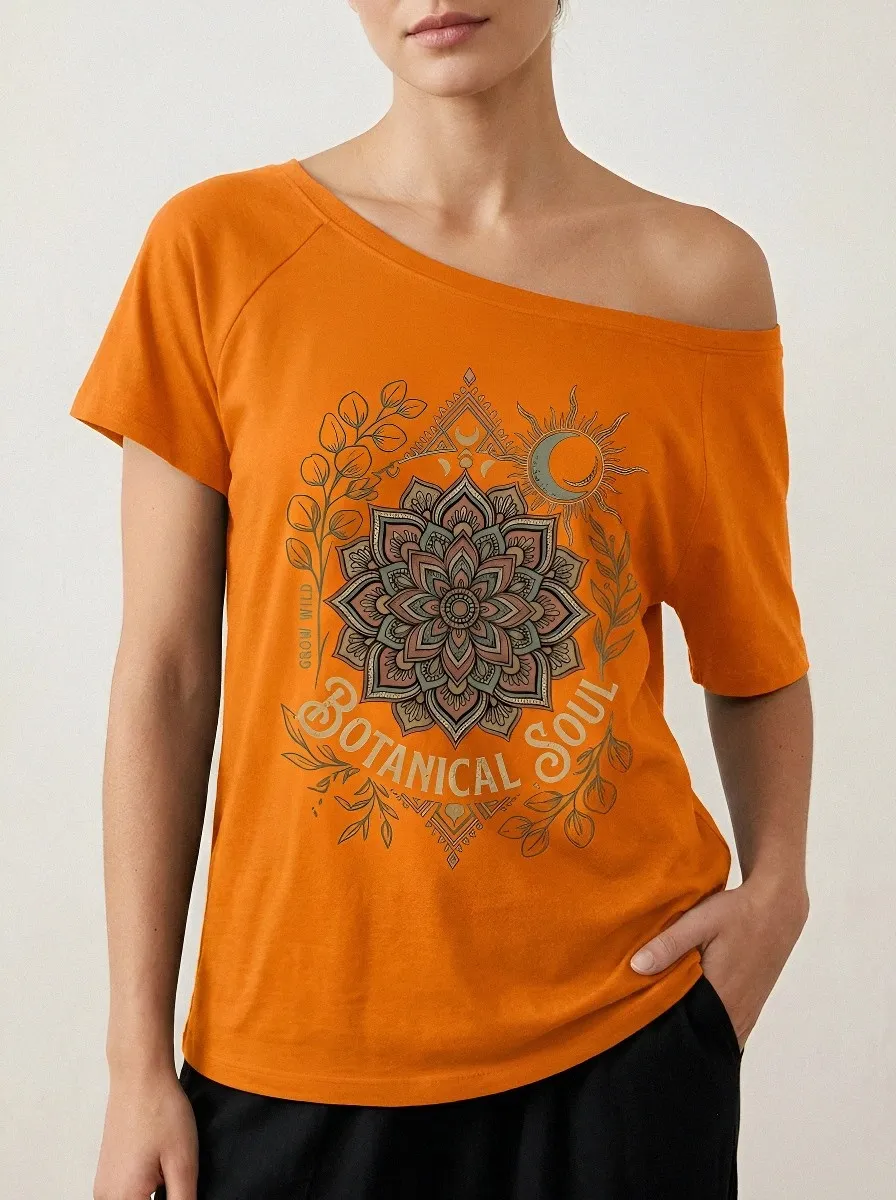 Botanical Soul Mandala T-Shirt Classic