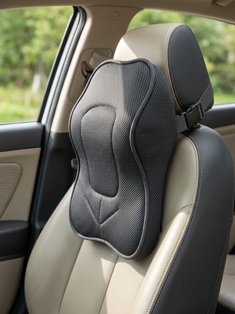 Mesh Ergonomic-Style Car Neck Support Pillow
