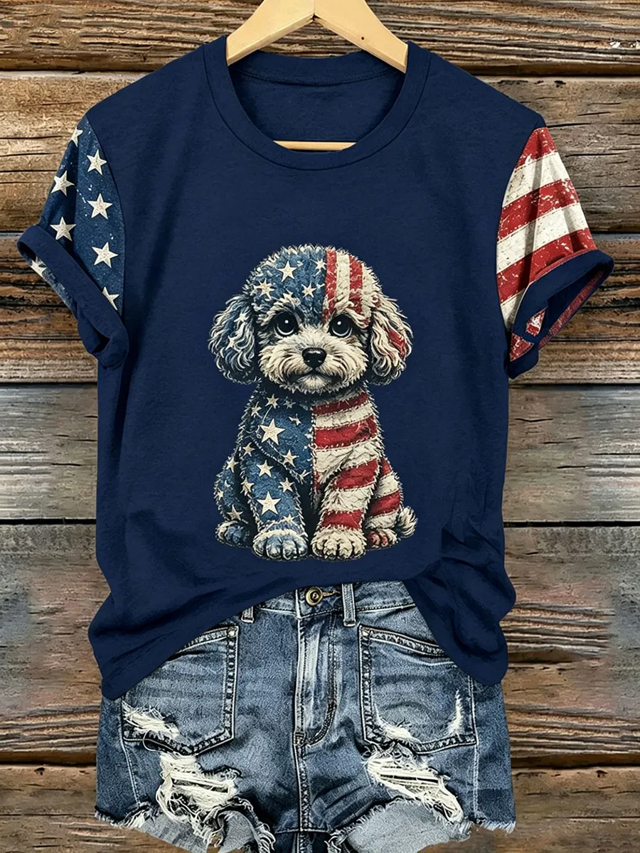 Women's American Poodle T-Shirt