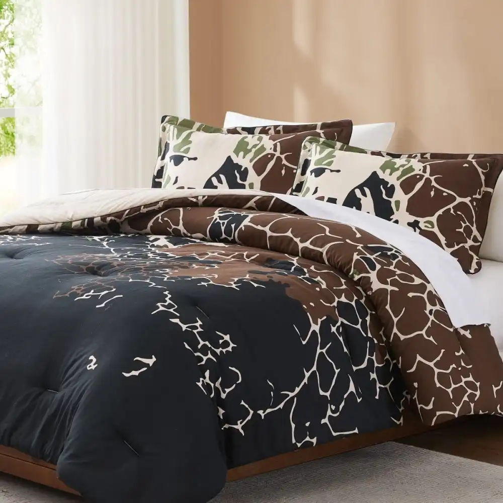 Bedroom Linen Modern Comforter Bedding Set